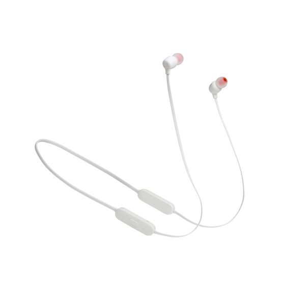 JBL Tune 125BT - White - Wireless in-ear headphones - Hero
